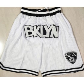 NBA Brooklyn Nets Homme Shorts à poche M003 Swingman